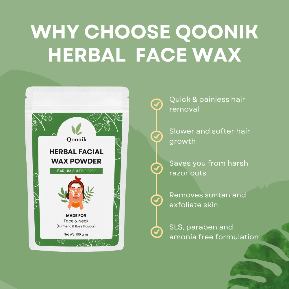Herbal Facial Wax Powder (Painless & Quick)