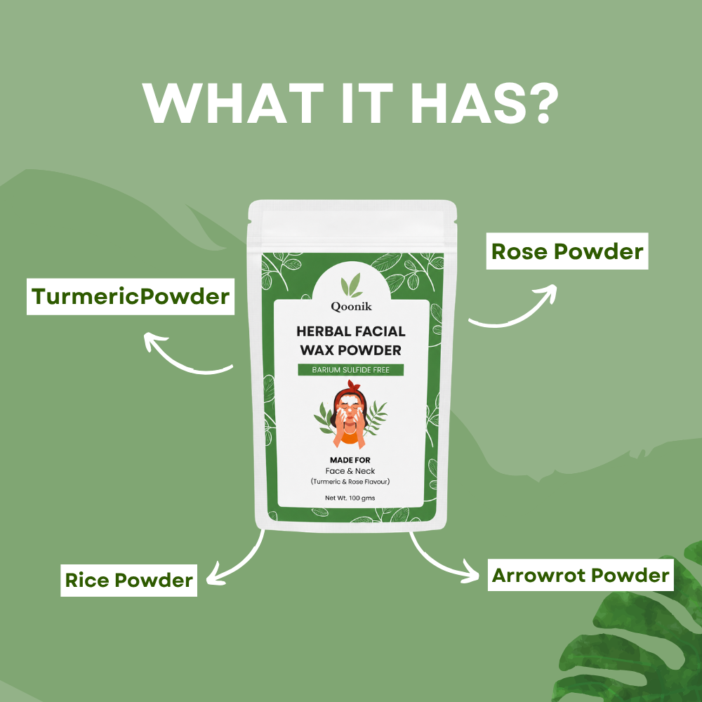 Herbal Facial Wax Powder (Painless & Quick)